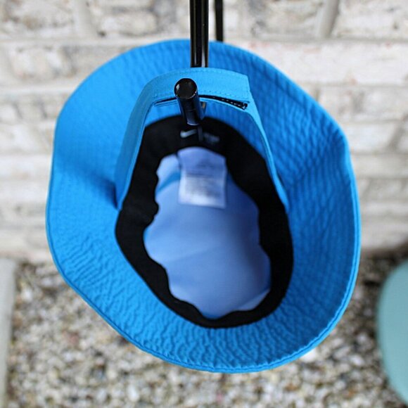 Infant Nike Bucket Hat Blue with Chin Strap - Picture 6 of 6